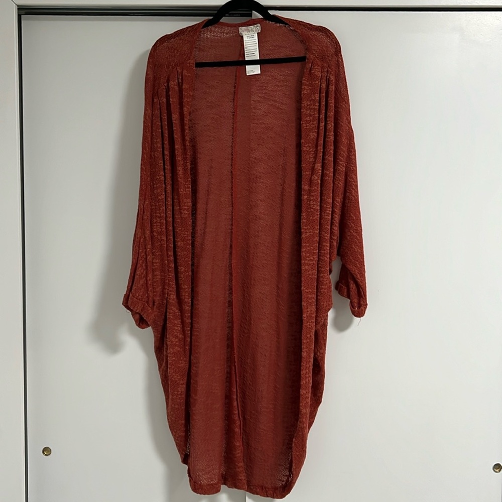 Free People Cardigan Kimono Duster